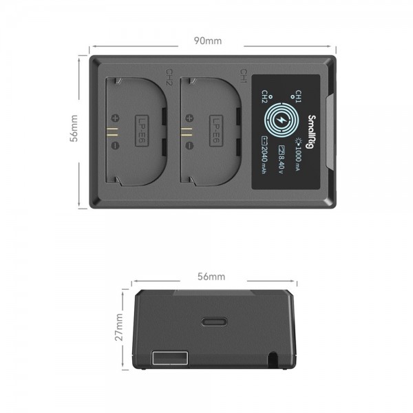 SmallRig LP-E6NH Camera Battery Charger4084
